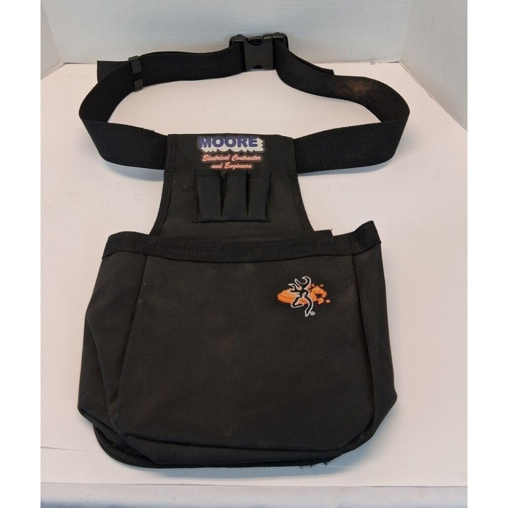 Browning Buckmark Hunting Shell Pouch Waist Belt Ammo Carrier Shotgun Bag GUC